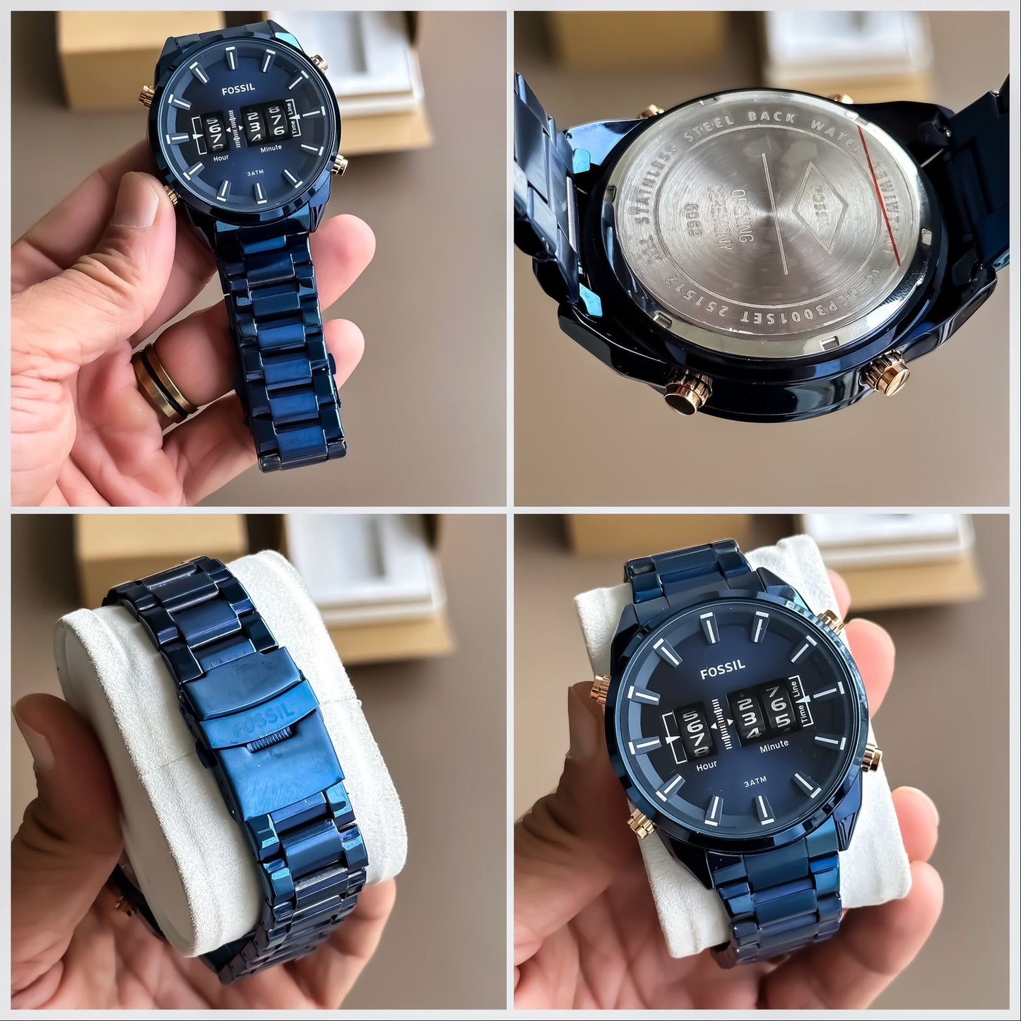 Amazing Drum Roller Rose Gold Men's Watch - AmazingBaba