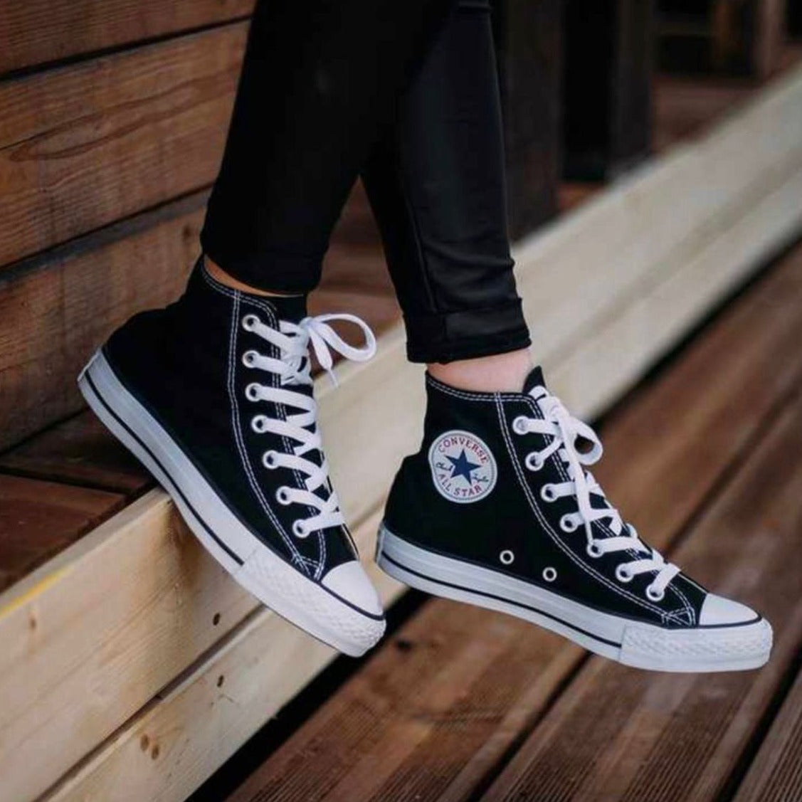 Amazing Star Black White Sneakers Shoes - AmazingBaba