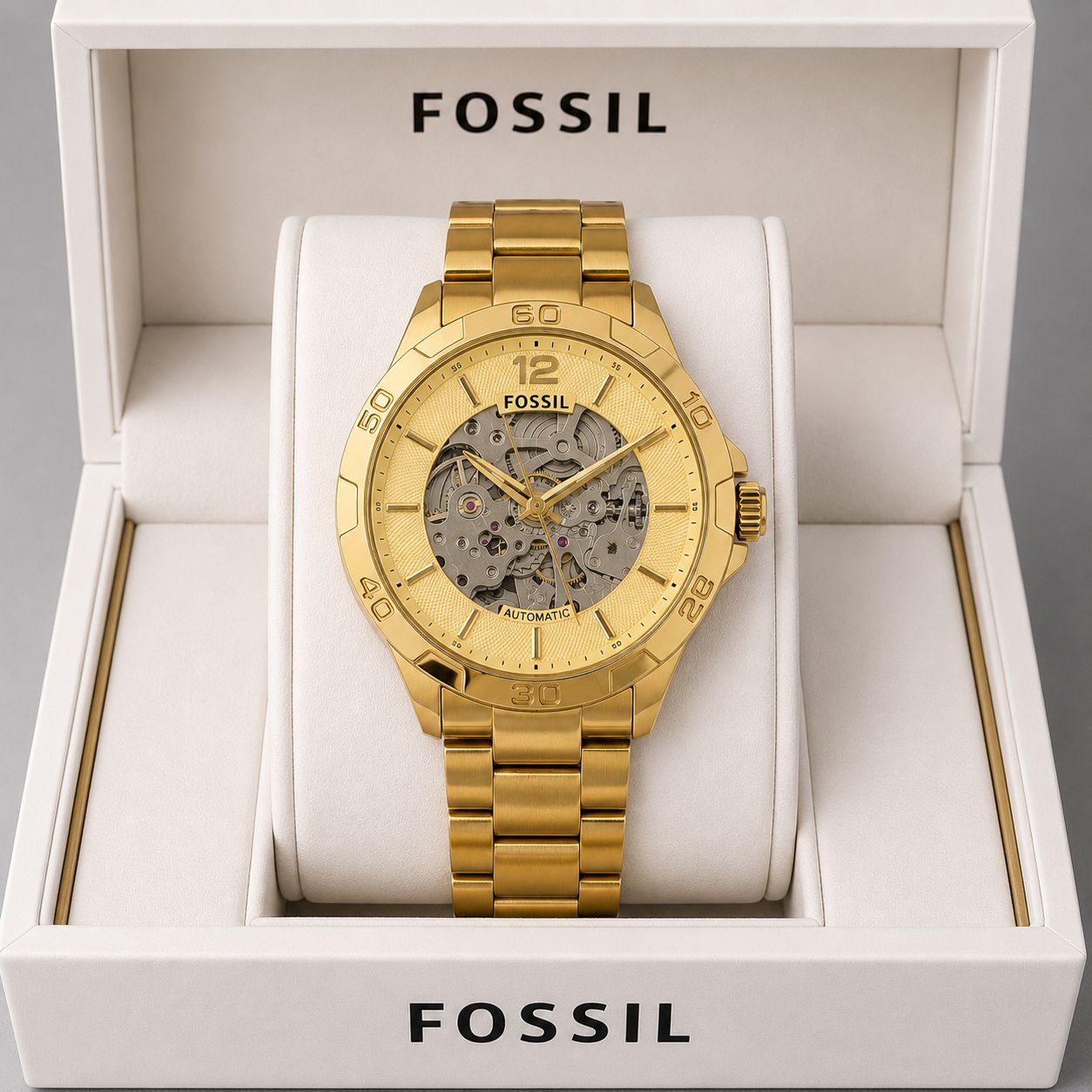 Fossil Skeleton Design Watch