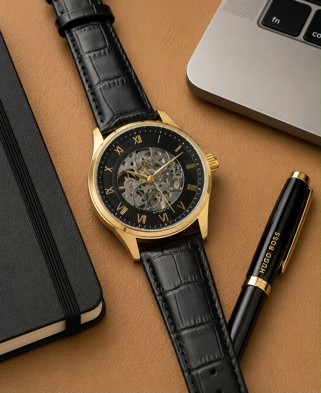 BOSS Automatic Skeleton Watch