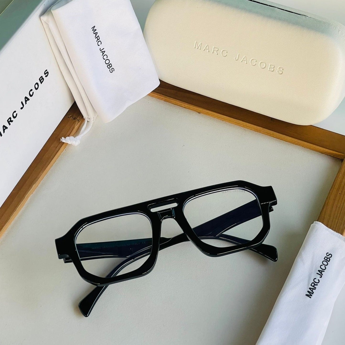 Mj premium luxury transparent sunglasses - AmazingBaba