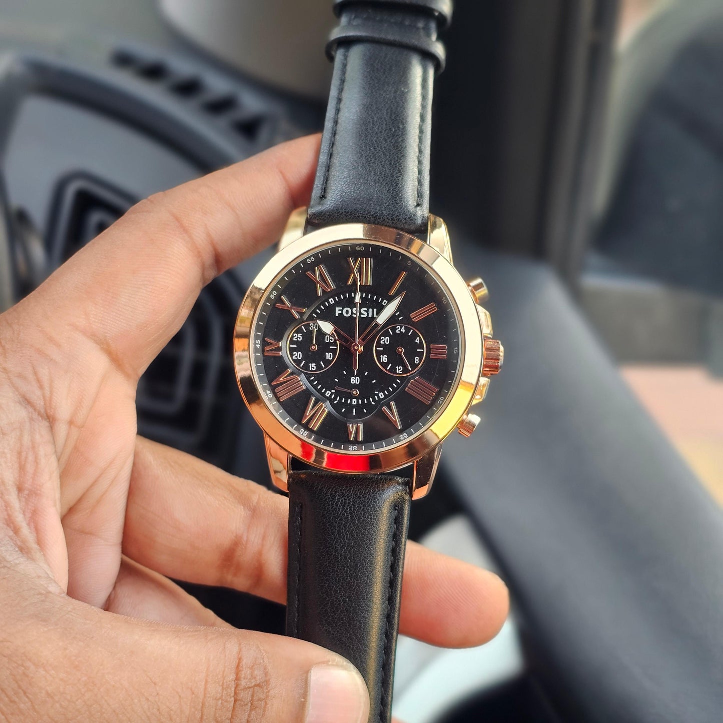 Uniquely designed with Roman numerals watch - AmazingBaba