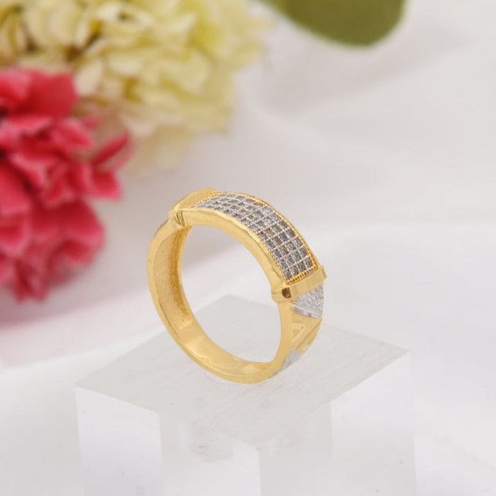 1 Gram Gold Forming Casual Design Premium-Grade Quality Ring for Men - Style A997 - AmazingBaba