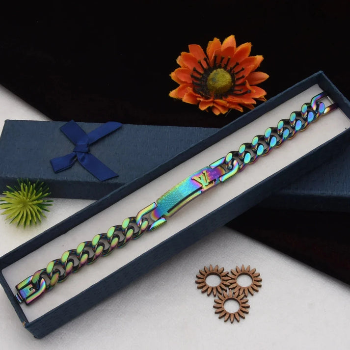 Streamlined Design Superior Quality Multi Color Bracelet - Style C141 - AmazingBaba