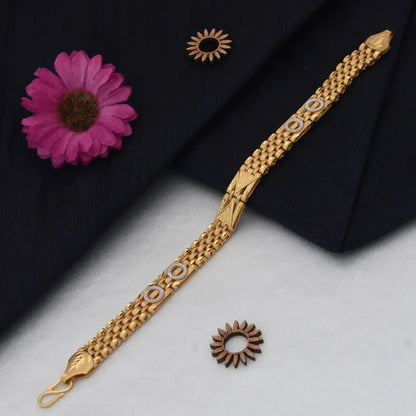 1 Gram Gold Plated Exquisite Design High-Quality Bracelet - Style C483 - AmazingBaba