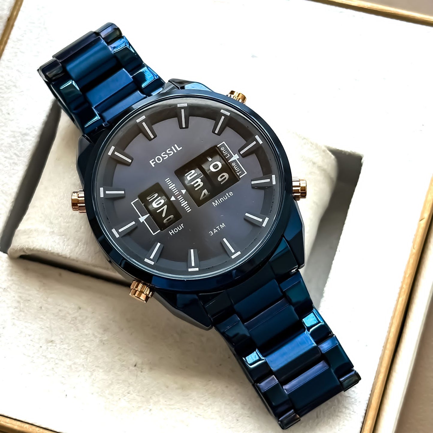 Amazing Drum Roller Rose Gold Men's Watch - AmazingBaba