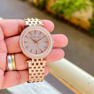 mk Premium Diamond Luxury Watch - AmazingBaba