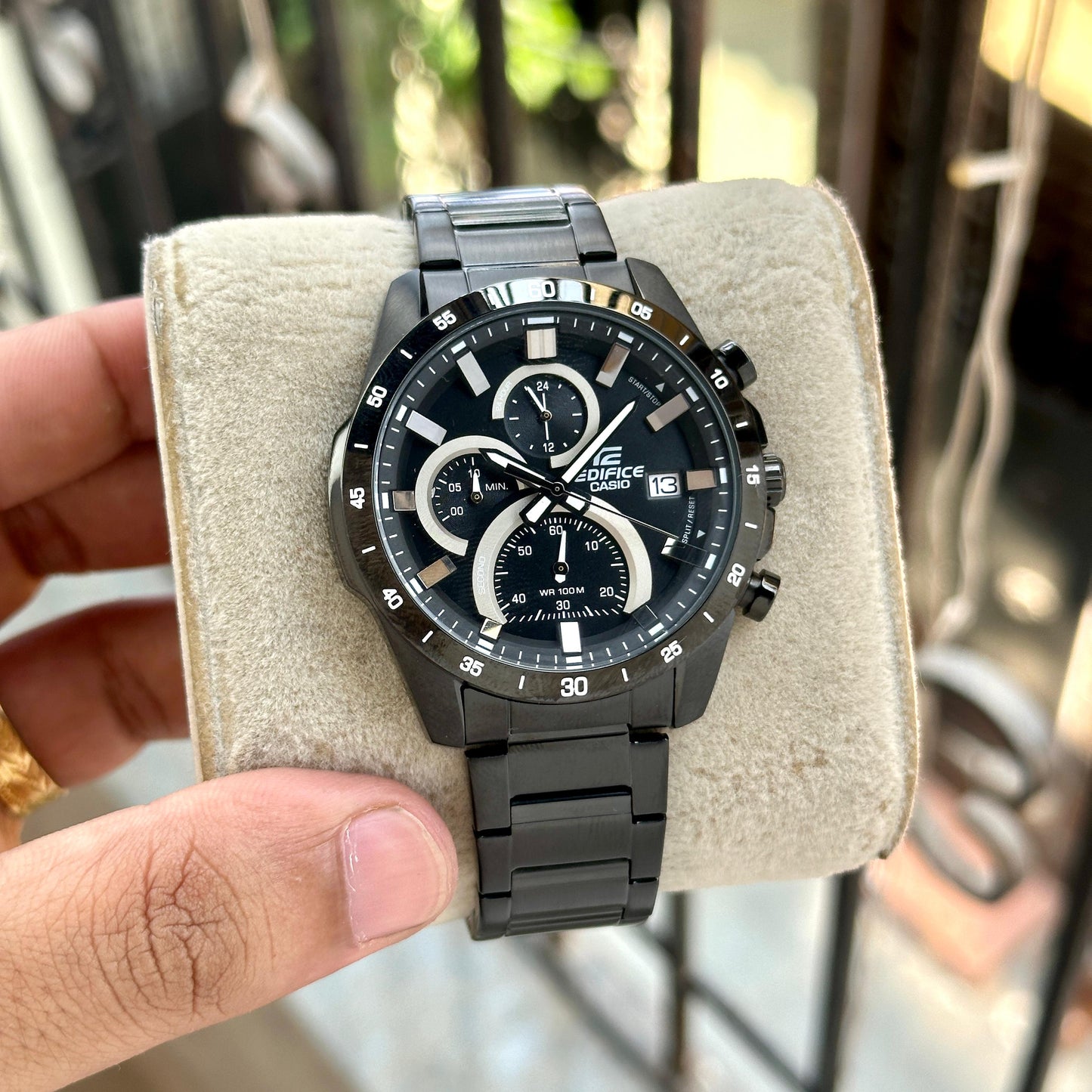 Luxury Edifice Chronograph watch