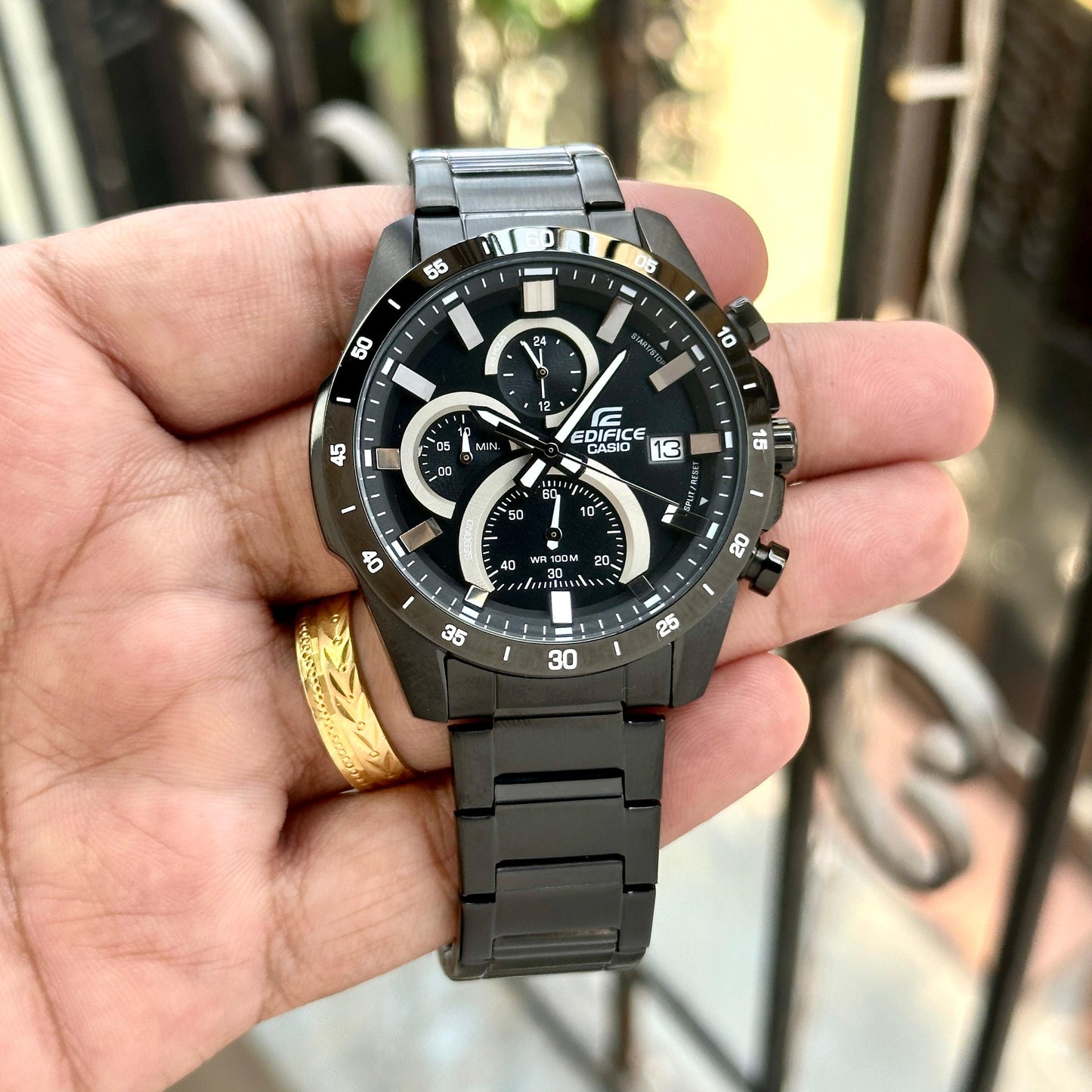 Luxury Edifice Chronograph watch