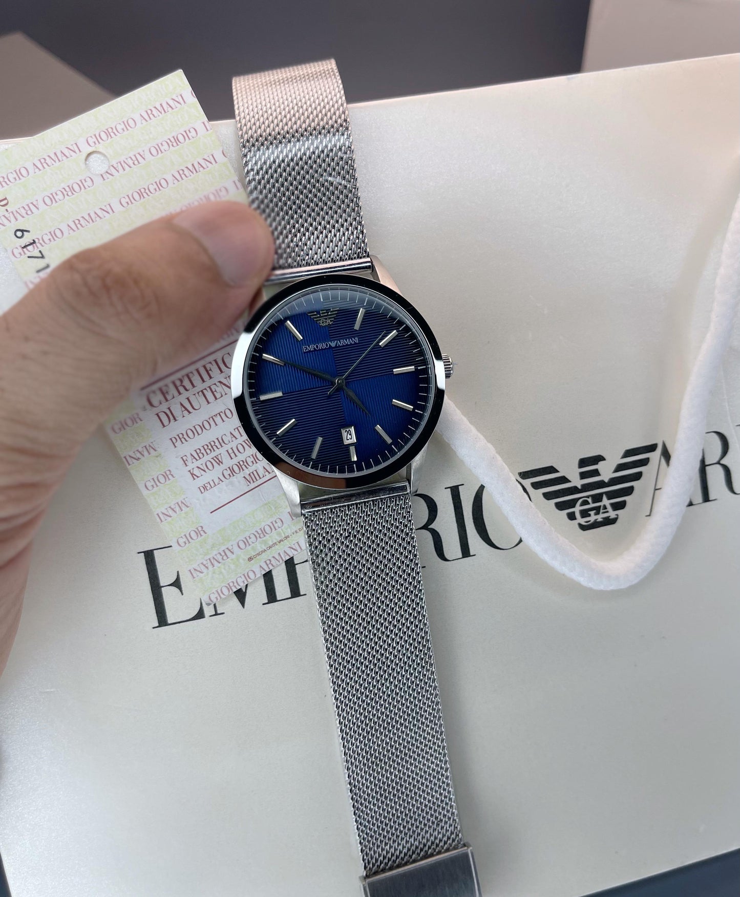 Classic Round Japan Quartz mens watch
