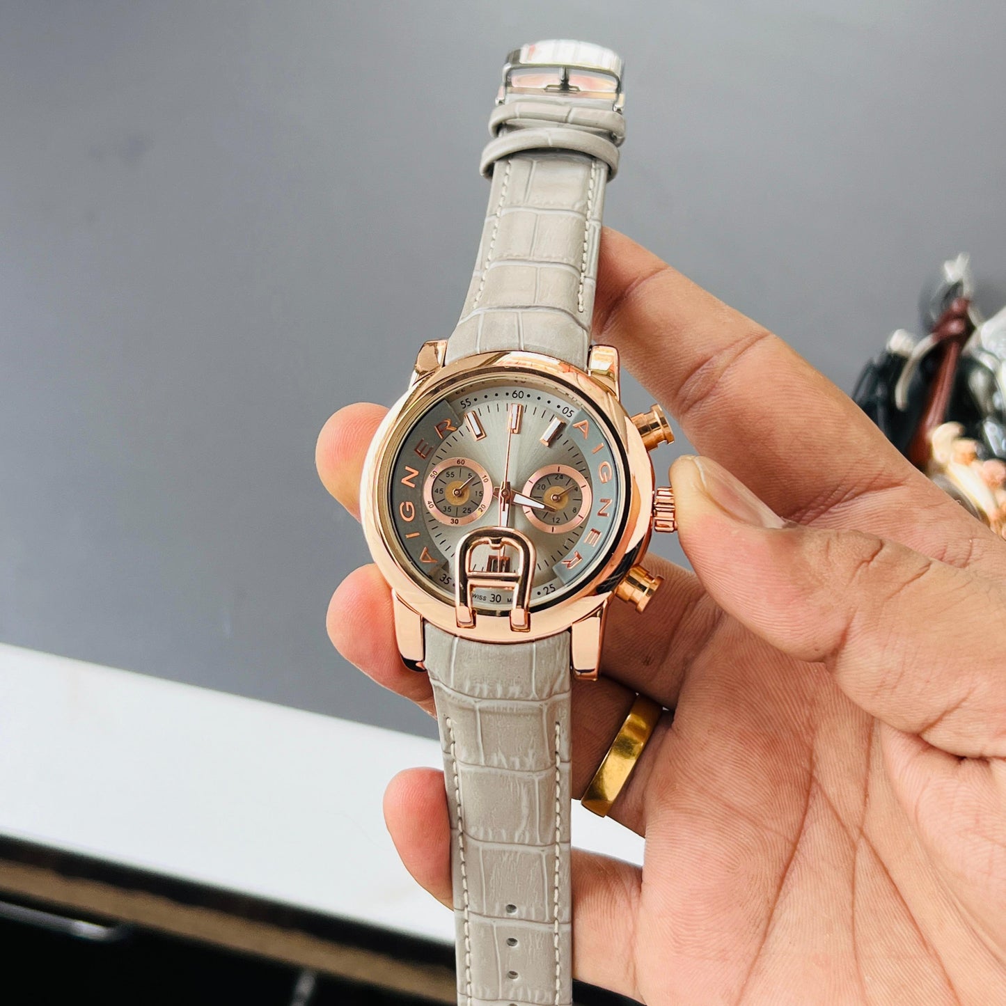 LUXURY AIGNER BARI CHRONOGRAPH