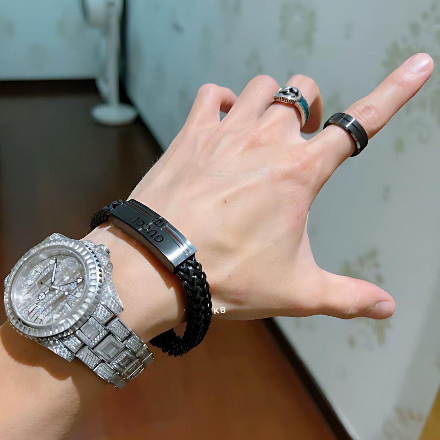 Gg logo bracelet