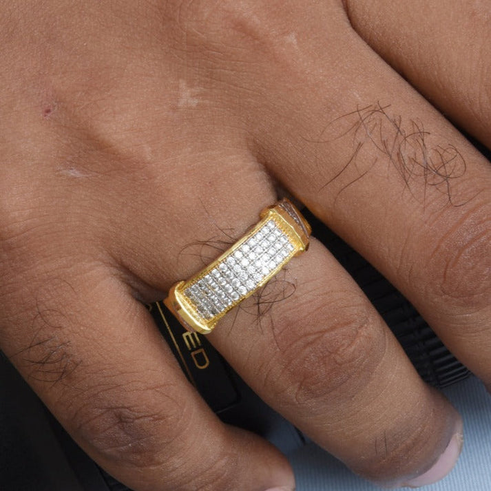 1 Gram Gold Forming Casual Design Premium-Grade Quality Ring for Men - Style A997 - AmazingBaba