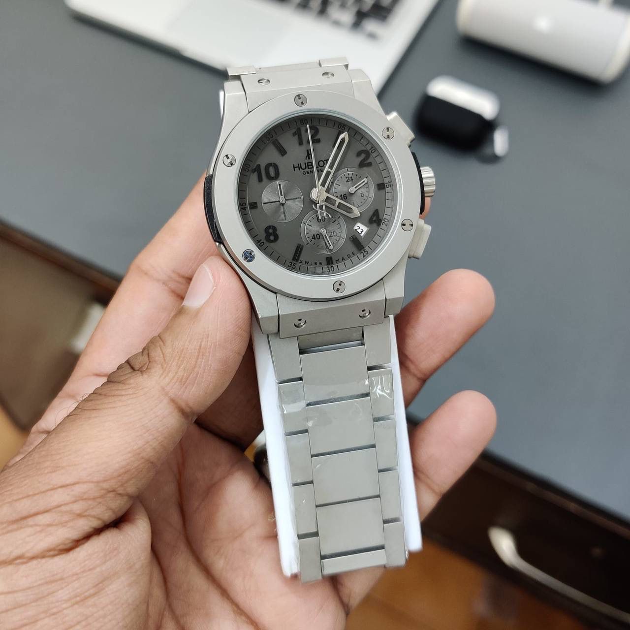 Amazing Grey Matte Men's Luxury Watch - AmazingBaba