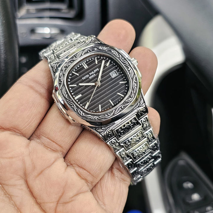 Amazing Hand Engraved PP Watch - AmazingBaba