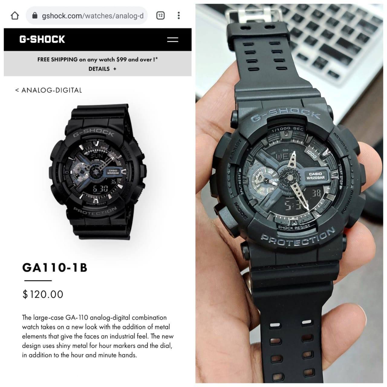 Premium Analog-Digital Combination Watch - AmazingBaba