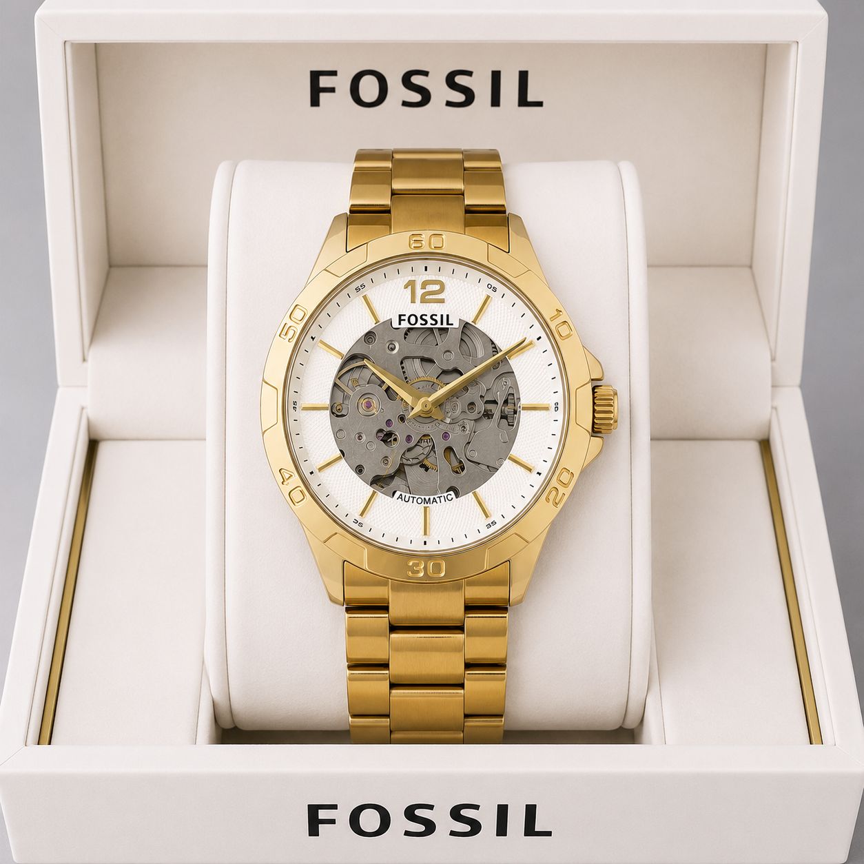 Fossil Skeleton Design Watch