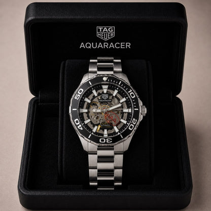 Heuer Aquaracer Automatic Skeleton Watch