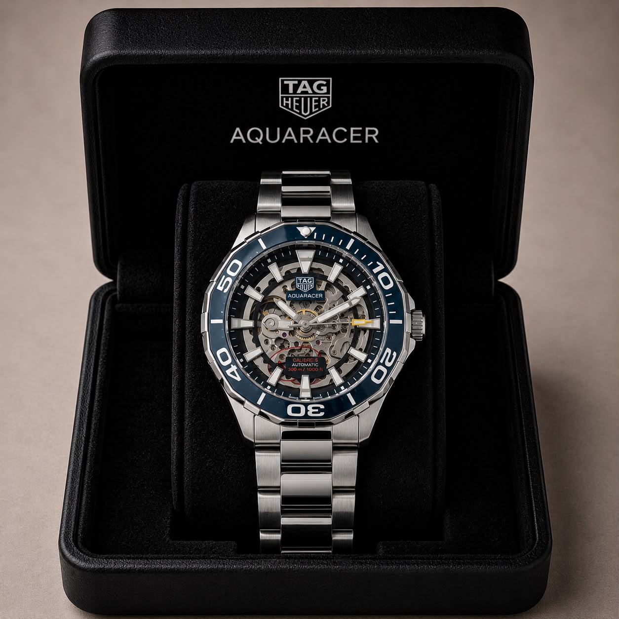 Heuer Aquaracer Automatic Skeleton Watch