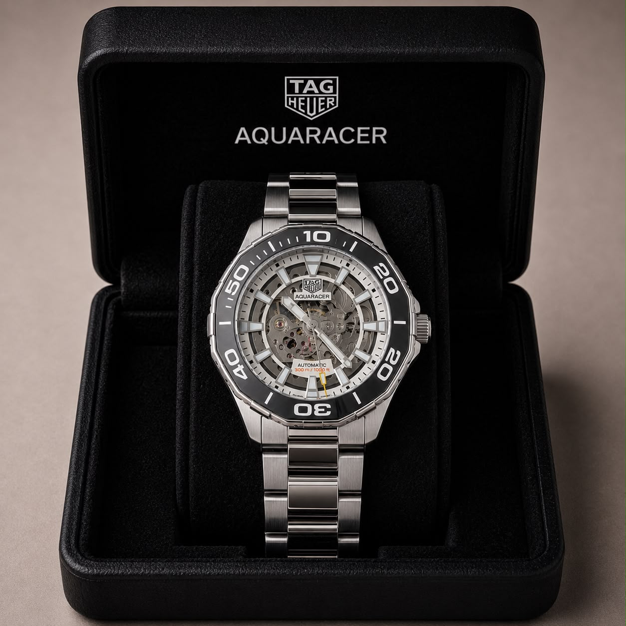 Heuer Aquaracer Automatic Skeleton Watch