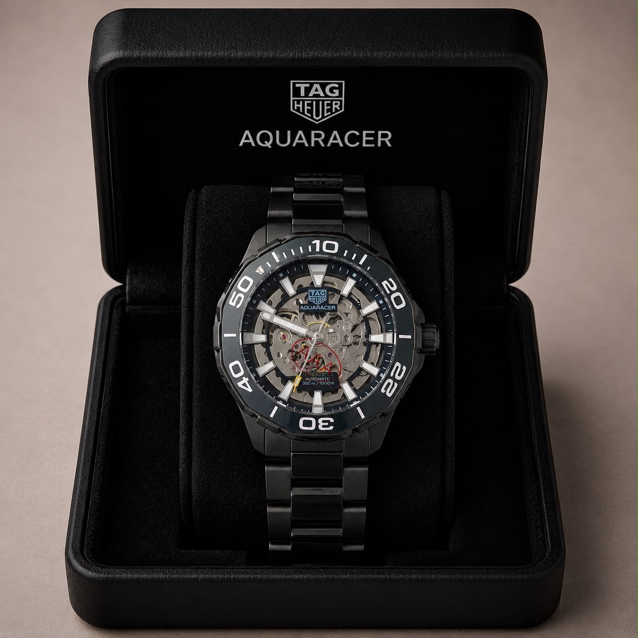 Heuer Aquaracer Automatic Skeleton Watch