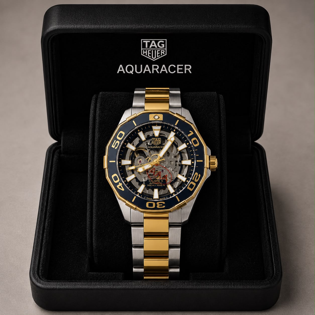 Heuer Aquaracer Automatic Skeleton Watch