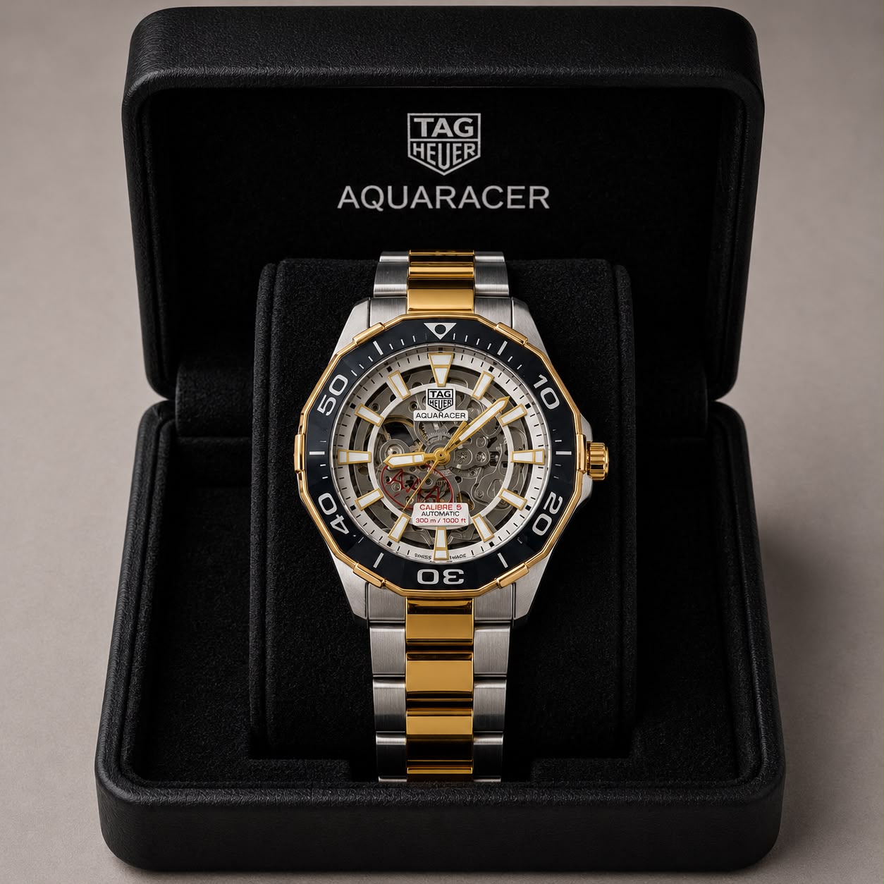 Heuer Aquaracer Automatic Skeleton Watch