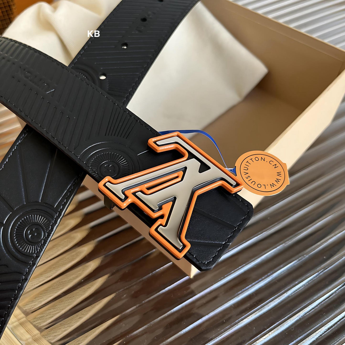 LOUIS VUITTON DAMIER INFINI INFINI BELT