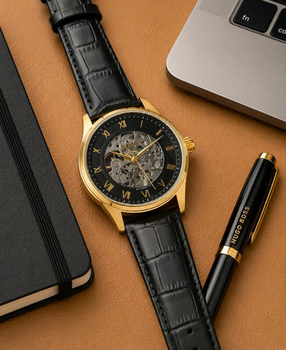 BOSS Automatic Skeleton Watch