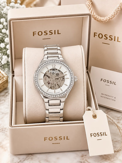Fossil Ladies Automatic Skeleton Watch