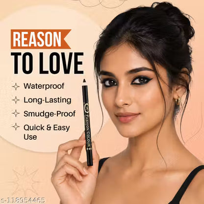 Fashion Colour Super Gliding Kajal | Kajal Black Waterproof Smudge Proof