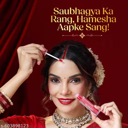 Hilary Rhoda Saubhagya Liquid Sindoor | Quick Drying &amp; Long Lasting | Matte Finish &amp; WaterProof