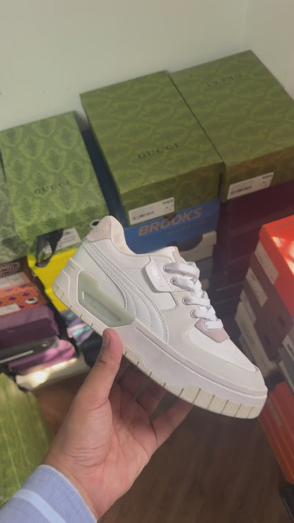 Luxury White Casual Sneakers