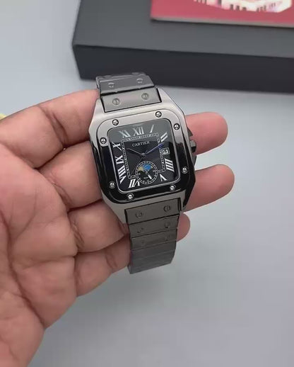 Luxury Cartier Santos Style Automatic Watch