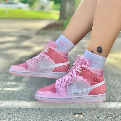 Air high digital pink shoes