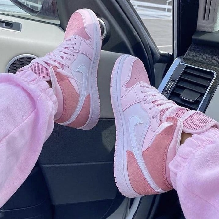 Air high digital pink shoes