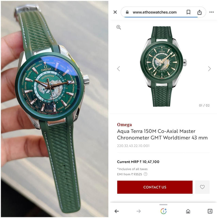 Rich Seamaster Aqua Terra Premium Watch - AmazingBaba