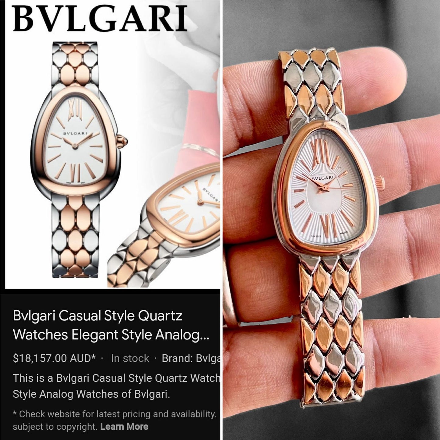 Bvgri premium quality watch