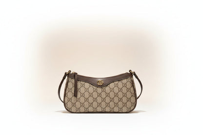 GG Monogram Mini Shoulder Bag in Canvas & Leather Trim