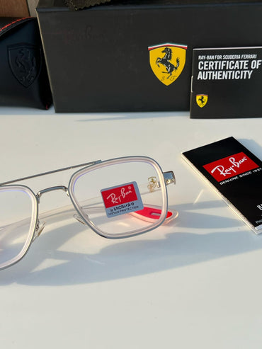 Rayban transparent sunglasses
