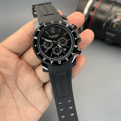 Amazing Black Chromcmeter dial watch - AmazingBaba