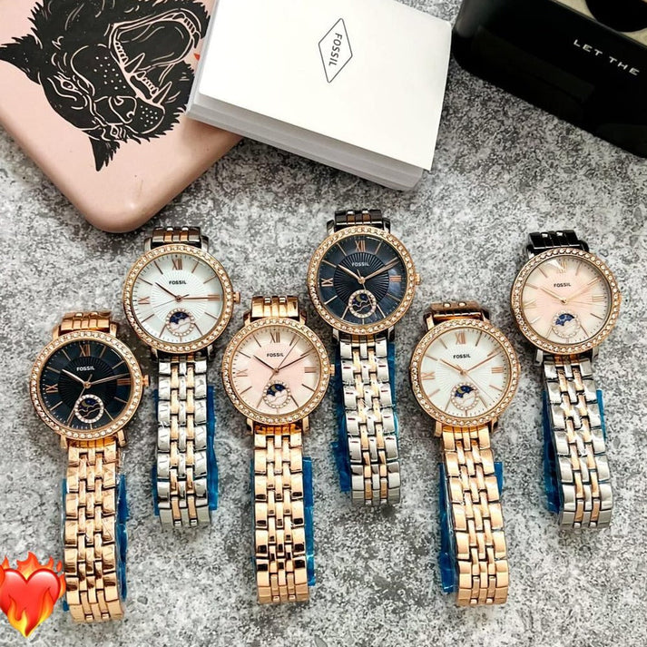 Jacqueline sun moon Phase luxury watch - AmazingBaba