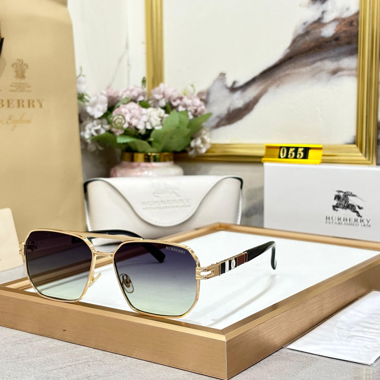 Amazing bburry luxury men sunglasses