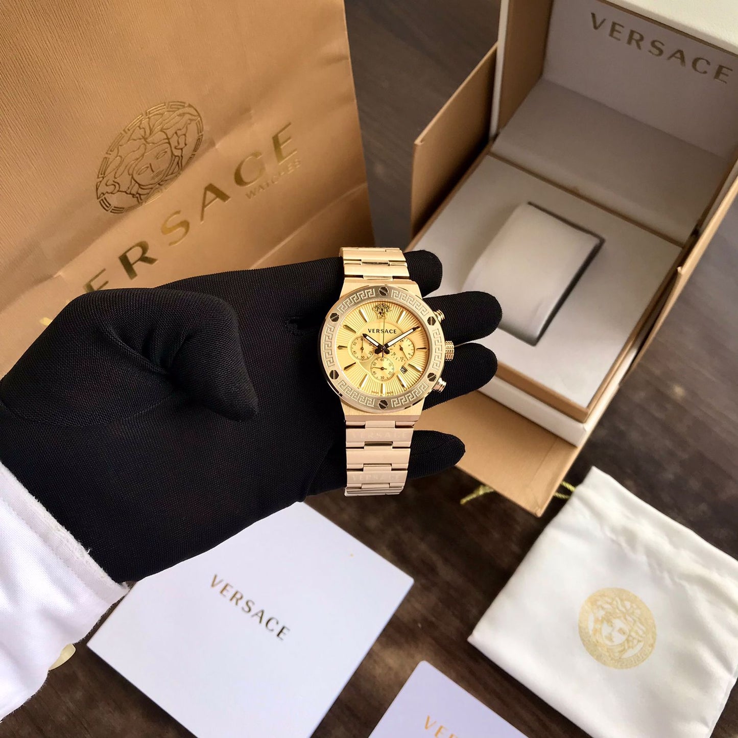 Amazing vsache luxury men watch