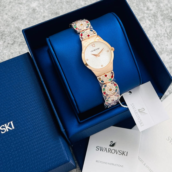 Swrwski premium gleaming watch - AmazingBaba