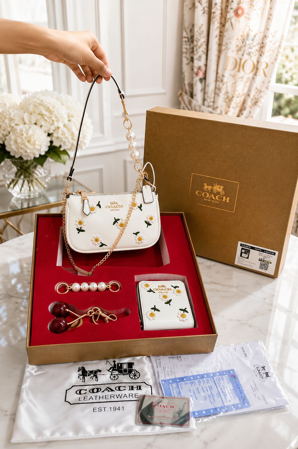 COACH NOLITA 19 DAISY COMBO SET