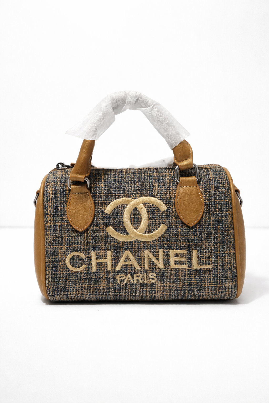 Luxury CNL Tweed Mini Handbag