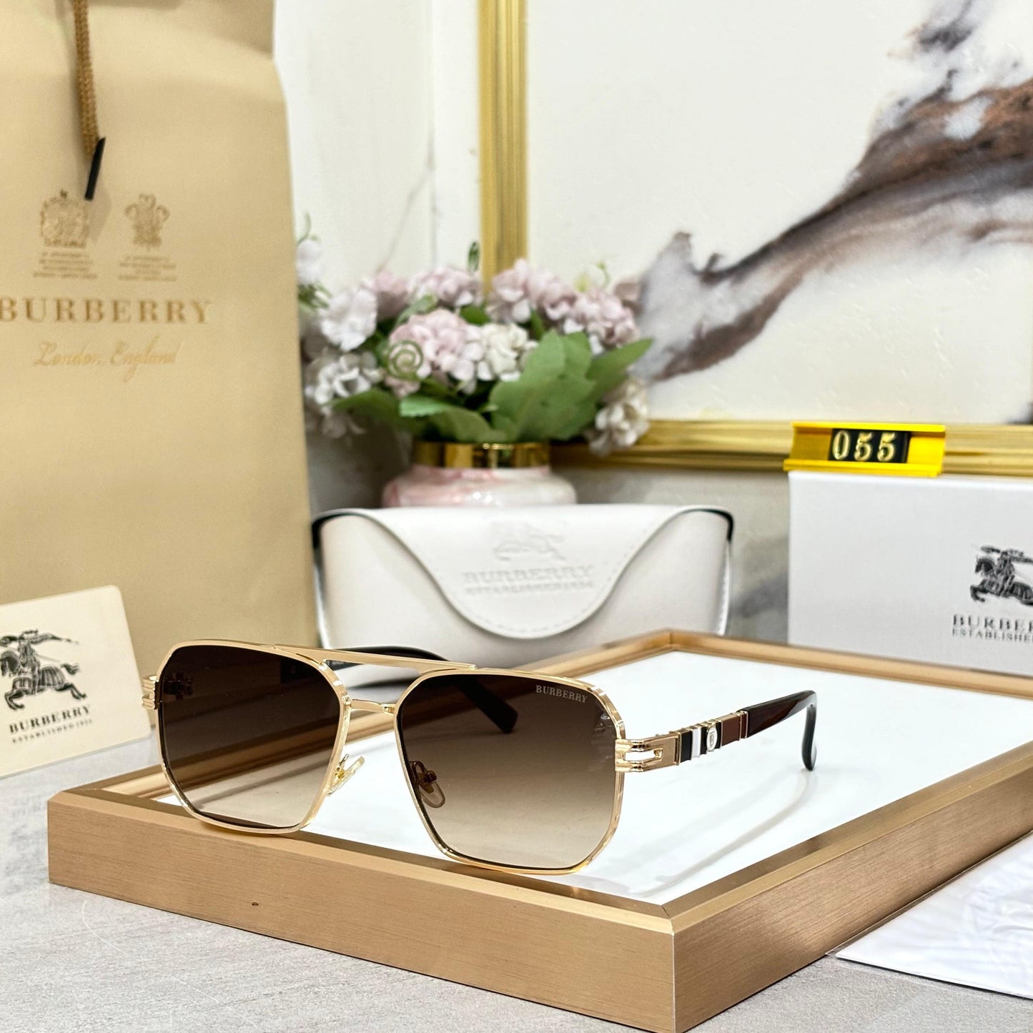 Amazing bburry luxury men sunglasses