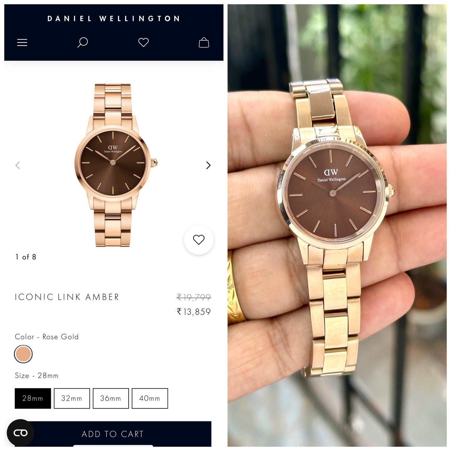 Dw iconic classic watch - AmazingBaba