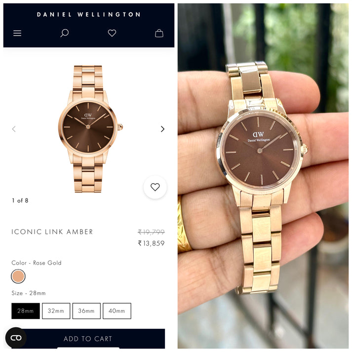 Dw iconic classic watch - AmazingBaba